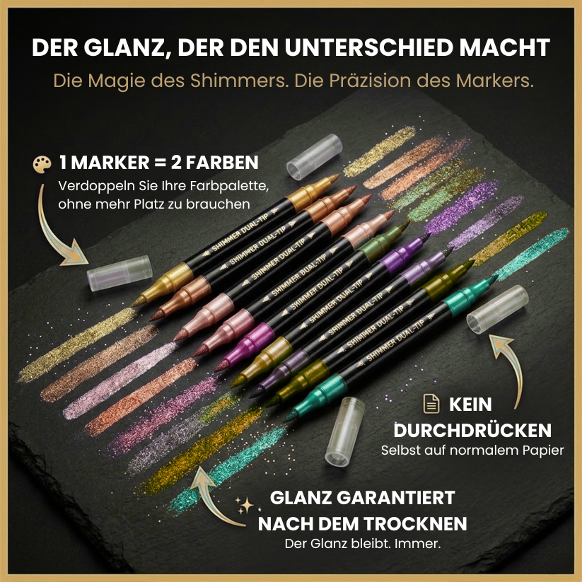 AcryColor™ - Shimmer-Glitzer-Marker